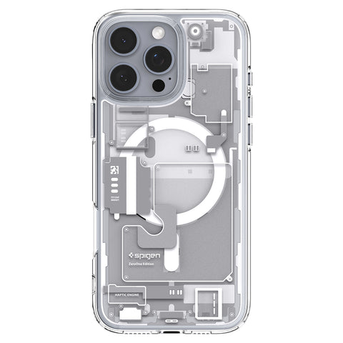 Spigen Apple iPhone 16 Pro Ultra Hybrid Zero One (MagFit) Case - Zero One White