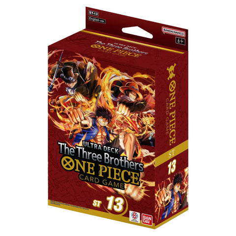 Bandai One Piece Card Game The Three Brothers Ultra Deck ST-13