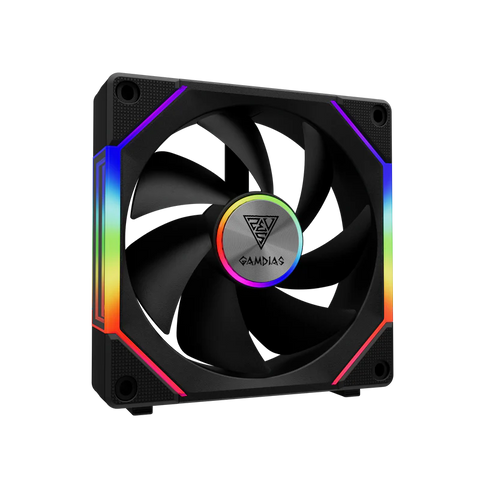 Gamdias AEOLUS P2 ARGB PWM 120mm Cooling Fan (1 Pack)
