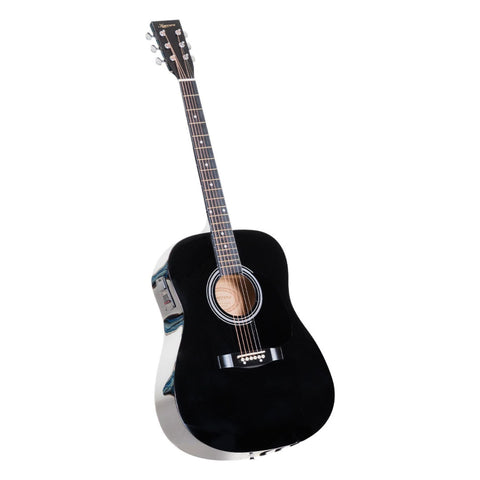 Karrera Electronic Acoustic Guitar 41in  (Black)