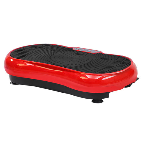 Everfit Vibration Machine Platform Vibrator Resistance Rope Home Fitness (Red)