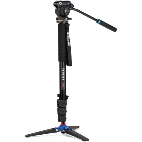 Benro A38FD Aluminium Monopod VT2 3-Leg Base with Flip Lock (155cm)