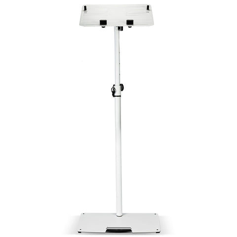 Gravity LTST02W Lecturn 120cm Stand Mount Holder with Steel Base For Laptop White