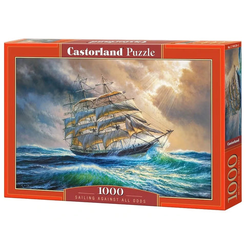 Castorland 1000-Pieces Sailing Against All Odds Puzzle