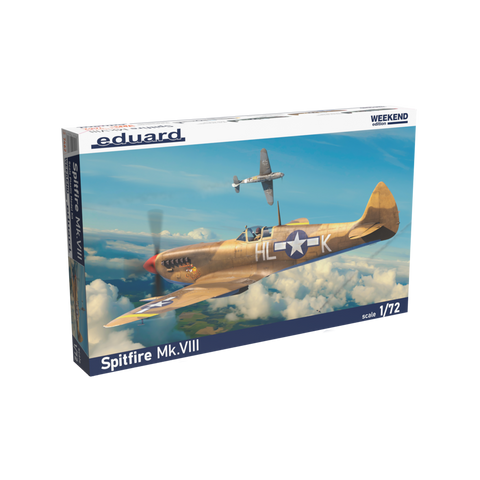 1/72 Spitfire Mk.VIII Plastic Model Kit [7462] (Aus Decals)