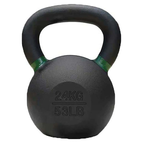 Premium Cast Iron Kettlebell Weightlift Home Gym Workout Exercise 24kg