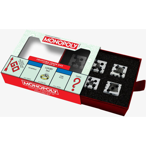 Fanroll By Metallic Dice Games MDG Monopoly 22mm Oversized Dice and Token Set Board Game