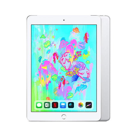 Apple iPad 6th Gen 9.7" WiFi + Cellular 32GB (Silver) [~Refurbished: As New]