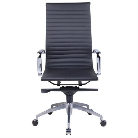 Rapidline PU605H Meeting Executive Chair High Back PU Leather Black