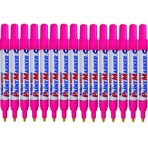 Artline 400 Box 15 Paint Marker Bullet 2.3mm (Pink)