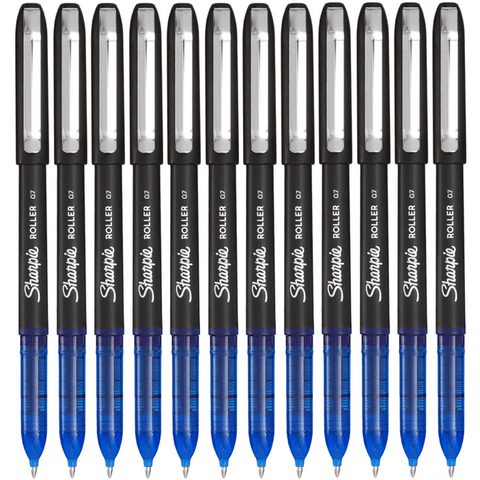 Sharpie Roller Arrow Point Pen 0.7mm Rollerball (Blue) [Box 12]