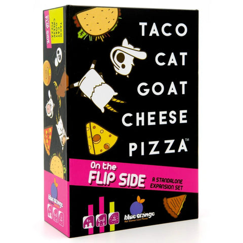 Blue Orange Games Taco Cat Goat Cheese Pizza on the Flip Side Stand Alone Expansion