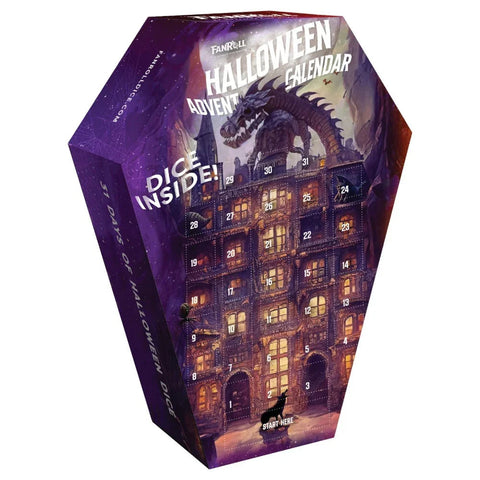 FanRoll by Metallic Dice Games MDG Halloween Advent Dice Calendar Assesories
