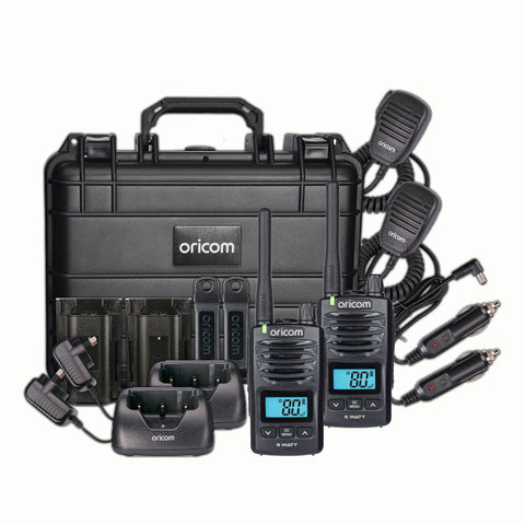 Oricom DTXTP600 5 Watt IP67 Waterproof Handheld UHF CB Radio [Trade Pack]
