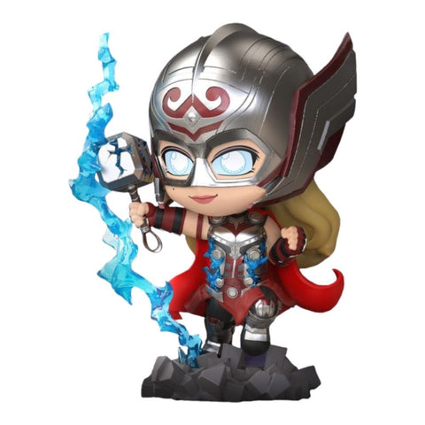 Thor 4 Love and Thunder Mighty Thor Battling Cosbaby Figure Collectable Toy