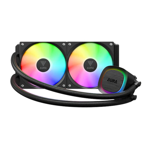 Gamdias ARUA GL240v2 240mm Liquid CPU Water Cooler (Black)