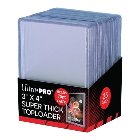 Ultra Pro: UP81347 3"x4" Thick 75PT Toploader 25ct