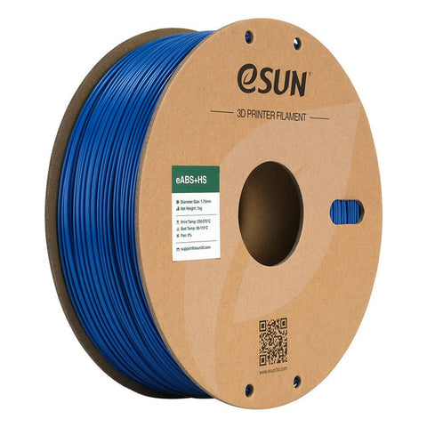 ESun ABS+HS High Speed 3D Print Filament 1.75mm 1kg - Blue