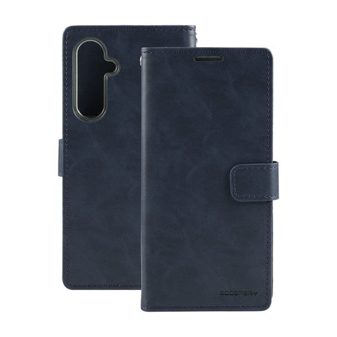 Goospery Bluemoon Diary for Galaxy S23 FE - Navy