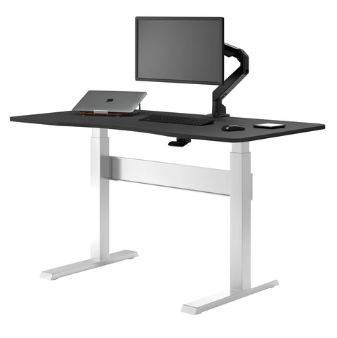 Desky Air Lift Zero Sit Stand Desk 145 cm Black / White