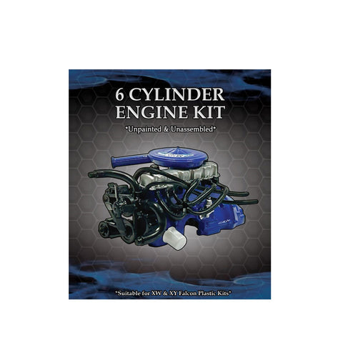 DDA 1:24 Scale Ford XW/XY 6 Cylinder Engine Plastic Accessory Kit