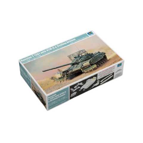 Trumpeter 1/35 T-72B1 Russian Tank with KTM-6
