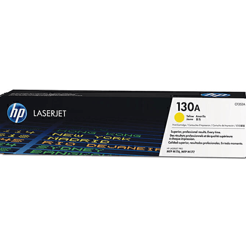 HP 130A Toner Ink Cartridge CF352A LaserJet Genuine (Yellow)