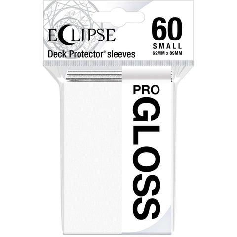Ultra Pro: UP15624 Eclipse Gloss Small Sleeves 60 pack (Arctic White)