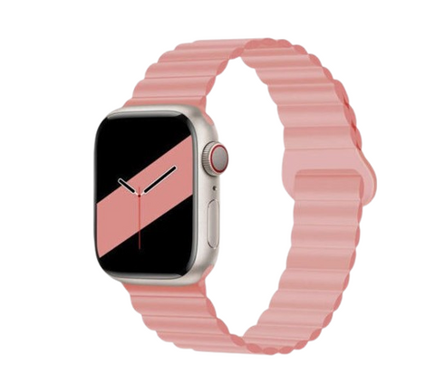 Hoco Magnetic Silicone Apple Watch Band (Pink)