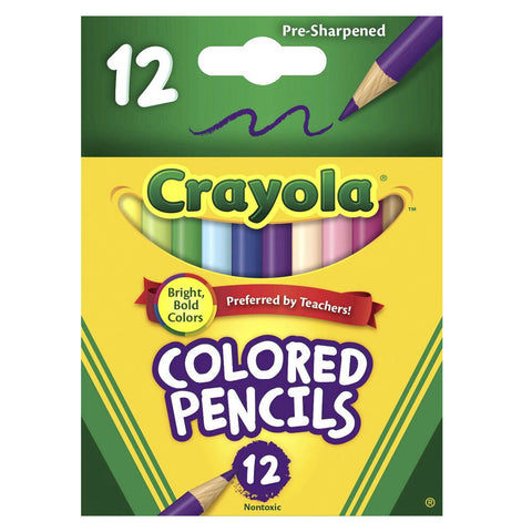 Crayola Coloured Pencils (Half Size) [12 Pack]