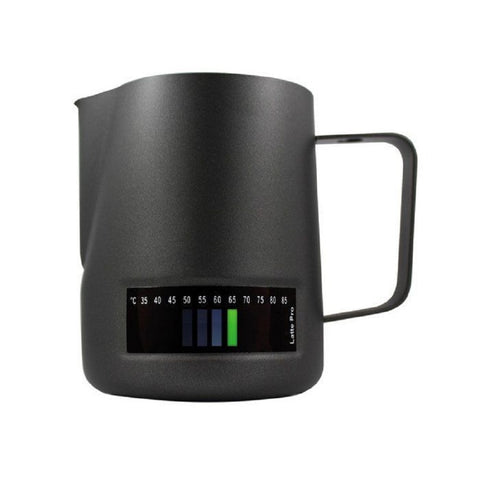 Latte Pro Milk Frothing Jug - Black 600ml