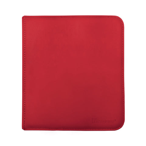 Ultra Pro: UP15743 Vivid 12-Pocket Zippered PRO-Binder (Red)
