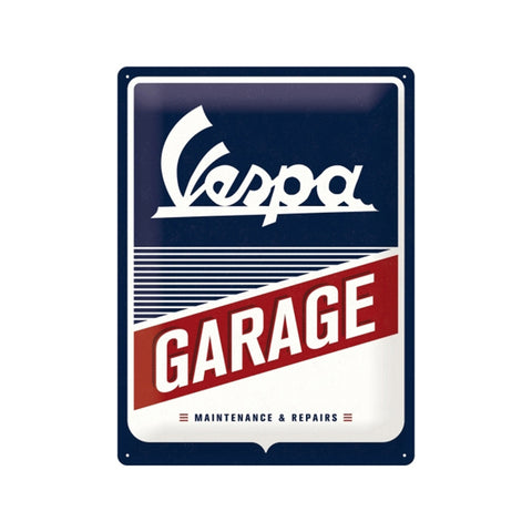Nostalgic-Art Vespa Garage 30x40cm Large Metal Tin Sign Plaque