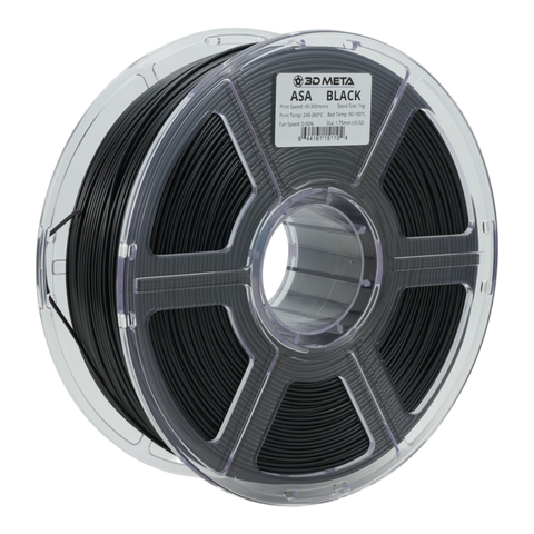 ASA 3D Printing Filament - Black