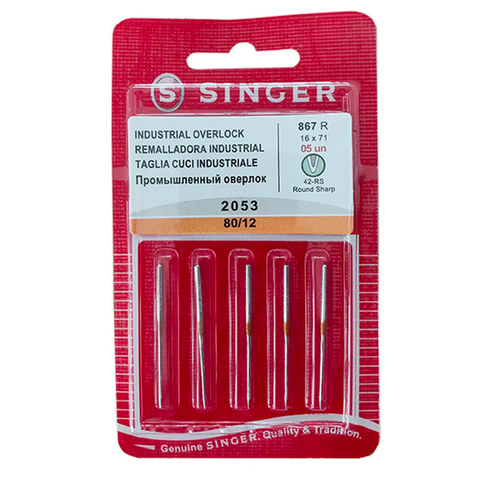 SINGER Overlocker Needles Woven for 14U - 80