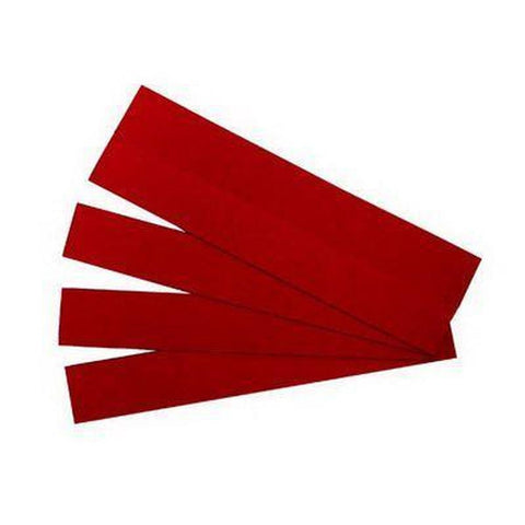 Quartet Magnetic Strips 22x150mm Red Pack 25