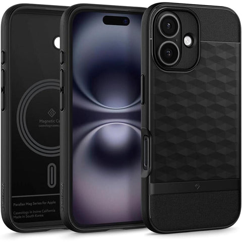 Spigen Apple iPhone 16 Plus Parallax Mag Case - Black