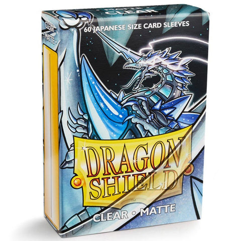 Arcane Tinmen Dragon Shield Japanese 60ct Matte Clear Sleeves 59x86mm