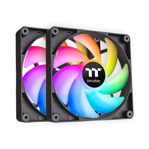 Thermaltake CT140 140mm ARGB PWM Cooling Fan 2 Pack (Black)