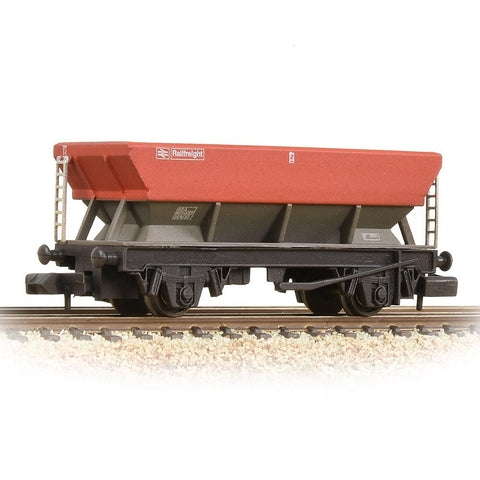 Graham Farish N BR HEA Hopper 361785 BR Railfreight Red and Grey Weathered