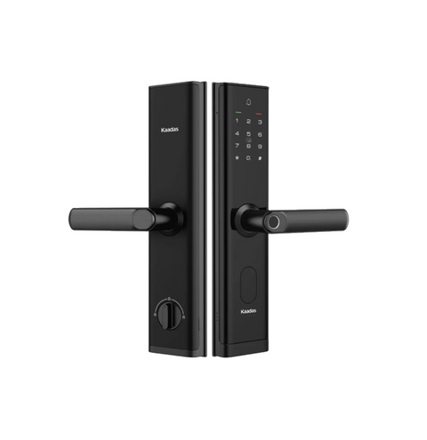 Kaadas M7-W Lever Smart Door Lock - Wi-Fi, Fingerprint and PIN (Black)