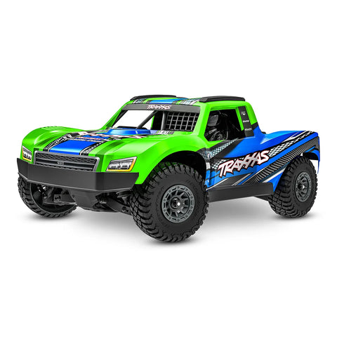 Traxxas Mini Slash 4X4 BL2S RC Short Course Truck Electric Brushless 4WD 1/16 Scale RTR - Green