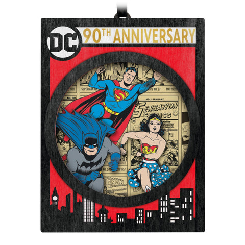 DC(TM) Comics 90th Anniversary - 2025 Hallmark Keepsake Christmas Ornament