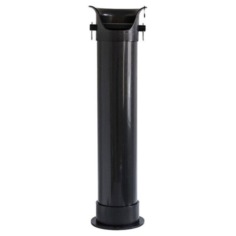 Crema Pro Commercial Knock Bin 860mm Coffee Barista Espresso Waste Bucket (Black)