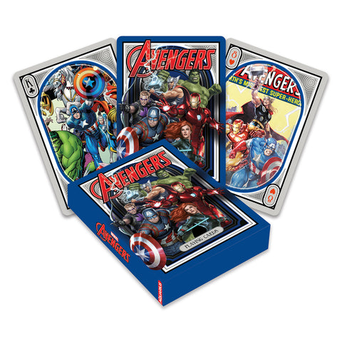 Aquarius 54-Pieces Avengers Nouveau Playing Cards Family Game Play Poker Deck 6y+