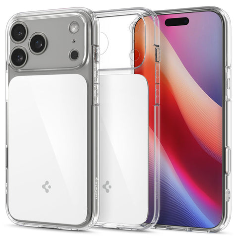 Spigen Apple iPhone 17 Pro Ultra Hybrid T Camera Control Button Cover (MagFit) Case (Glossy White)