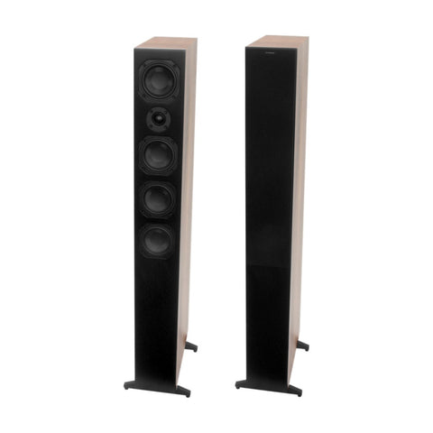 Scansonic HD 2-Pieces L12 Series Floorstanding Home Speakers 180W (Walnut)
