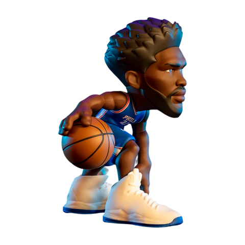 NBA Basketball Joel Embiid Philadelphia 76ers Minis Sport Action Figure Toy 6"