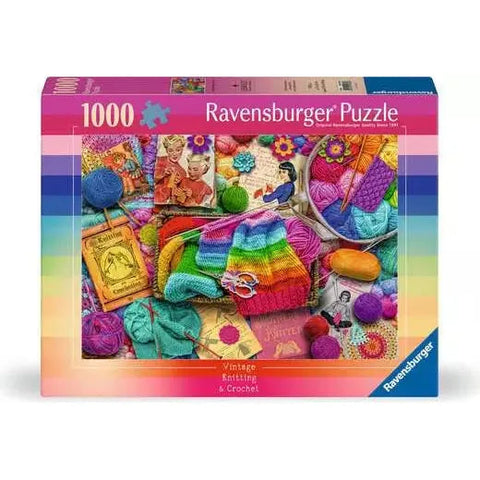 Ravensburger 1000pc Vintage Knitting and Crochet Puzzle