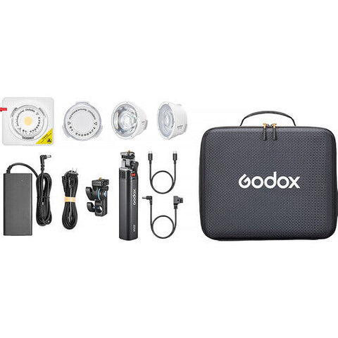 Godox ML100R RGB Portable LED Light Kit (36° Lens and Battery Grip)